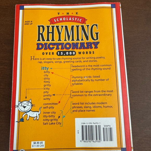 Rhyming dictionary book - Picture 2 of 2